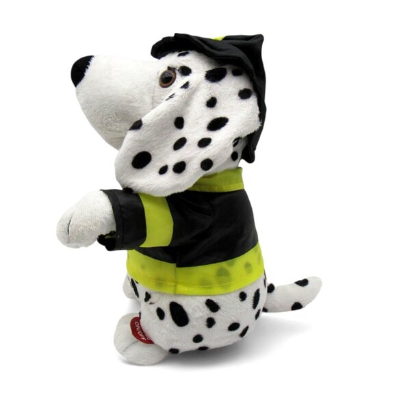 CRACKER BARREL Dalmation Plush Firefighter Singing And Dancing Firefighter 10" B - Picture 6 of 13